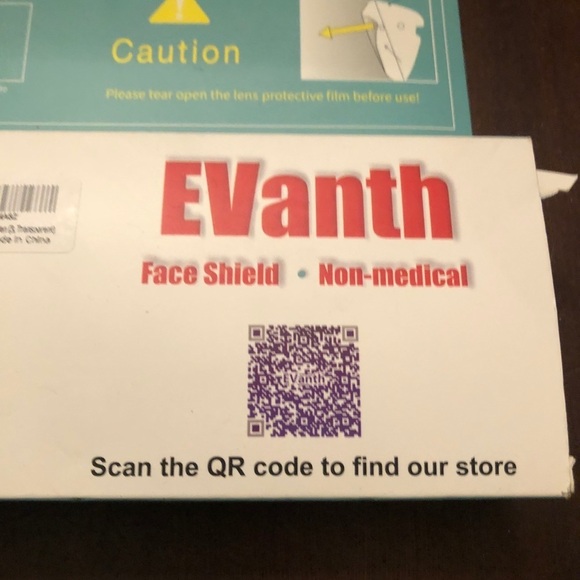 Plastic Face Sheilds. (3 in box)(2 boxes)NEW. - Picture 4 of 5